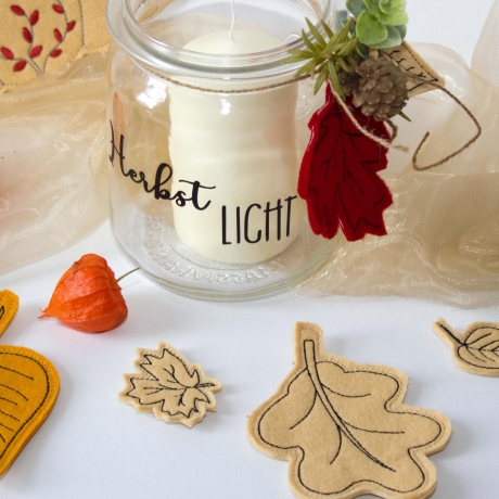 Stickdatei Blätter ITH