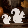 Herbstdeko Eichhörnchen Figur – Tierfigur in Keramikoptik