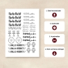 Kerzentattoo Vorlage – Herbstmotive als PDF zum Ausdrucken