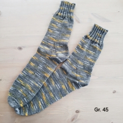 Kaschmir Wollsocken Größe 45 – Handgestrickte Stricksocken