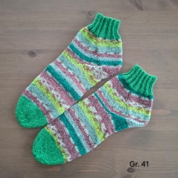 Sneakersocken Wollsocken Größe 41 – 75% Schurwolle, 25% Polyamid