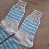 Stricksocken Gr. 44 handgestrickt Wollsocken Schurwolle/Polyamid