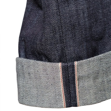 Herren Jeans ICONIC CUFF mit bernsteingelben Nähten 