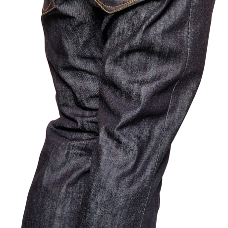 Herren Jeans ICONIC CUFF mit bernsteingelben Nähten 