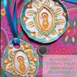 Herzwunsch- und Dankbarkeitsgöttin -  Set  Sunny/Göttin f Rituale