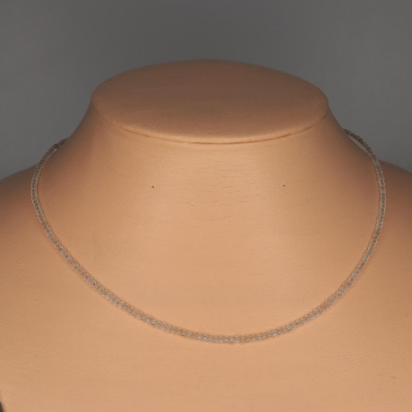 925er Collier mit feinen facettierten Citrin Briolettes 2mm