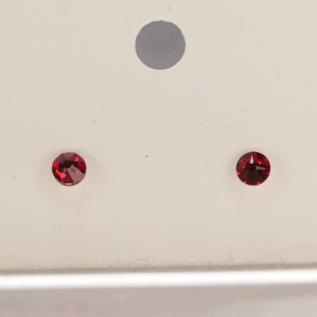 925er Ohrstecker mit Swarovski® rose montees siam