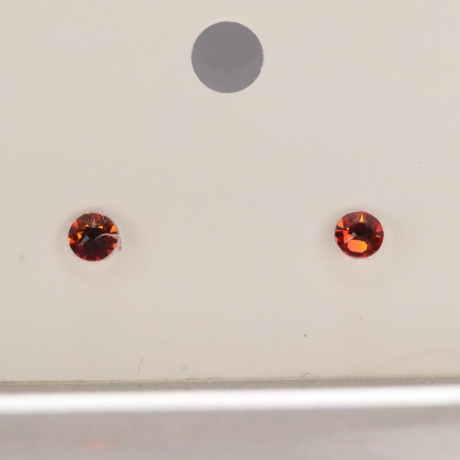 925er Ohrstecker mit Swarovski® rose montees light siam