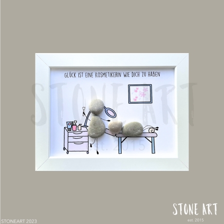 Steinbild Glück ist eine Kosmetikerin wie dich zu haben -Geschenk