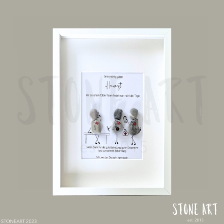 Steinbild Hausarzt - Dankeschoen & Abschiedsgeschenk