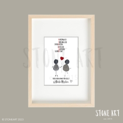 Steinbild Weltbestes Pflegeteam - Dankeschoen-Geschenk Pflege