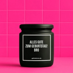 Duftkerze „ALLES GUTE ZUM GEBURTSTAG! BRO“