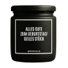 Duftkerze „ALLES GUTE ZUM GEBURTSTAG! GEILES STÜCK“