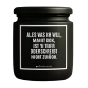 Duftkerze „ALLES WAS ICH WILL“ – Dankeschön Geschenk