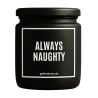 Duftkerze „Allways Naughty“ – Mitbringsel als Dankeschön