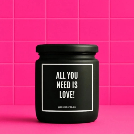 Duftkerze „ALL YOU NEED IS LOVE!“