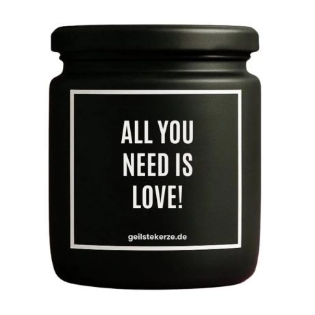 Duftkerze „ALL YOU NEED IS LOVE!“