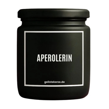 Duftkerze „Aperolerin“ – Geschenk für Weinliebhaber