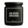 Duftkerze „Auf Aperol Spritztour“ – Geschenk für Weinliebhaber