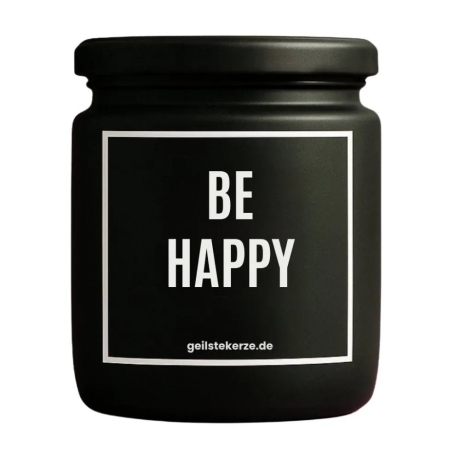 Duftkerze „Be Happy“ – Geschenk für die Freundin