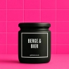 Duftkerze „Berge & Bier“ – Geschenk für Männer