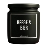 Duftkerze „Berge & Bier“ – Geschenk für Männer
