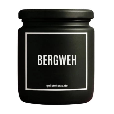 Duftkerze „Bergweh“ – Geschenk für den Feierabend