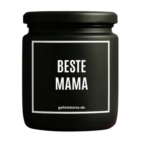 Duftkerze „Beste Mama“ – Geschenk für Mama