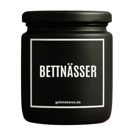 Duftkerze „Bettnässer“ – Wichtelgeschenk Büro