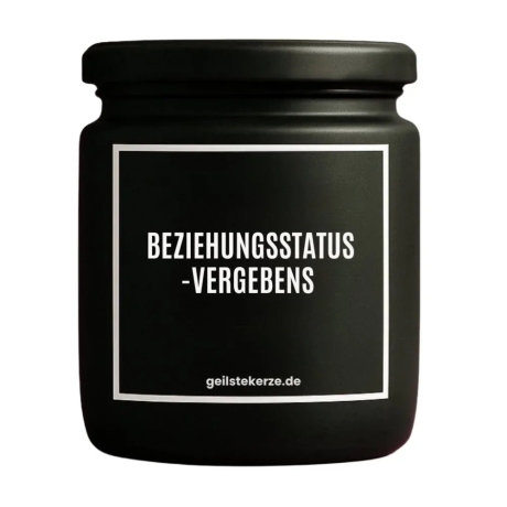 Duftkerze „Beziehungsstatus -vergebens“ – Geburtstagsgeschenk