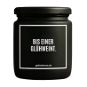 Duftkerze „Bis Einer Glühweint.“ – Geschenk für Genießer