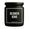 Duftkerze „Blumenkind“ – Geschenk mit Spruch