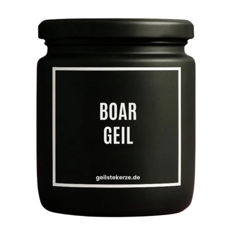 Duftkerze „Boar Geil“ – kleines Geschenk für Frauen