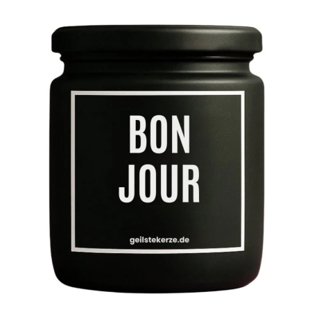 Duftkerze „Bon Jour“ – Mitbringsel als Dankeschön