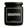 Duftkerze „Bonuspapa“ – Geschenk für Mama