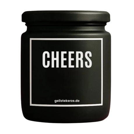 Duftkerze „Cheers“ – Geschenk für den Feierabend