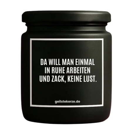 Duftkerze mit Spruch – Geschenk für Vielbeschäftigte