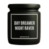 Duftkerze „DAY DREAMER NIGHT RAVER“ – Geschenk für Technofans