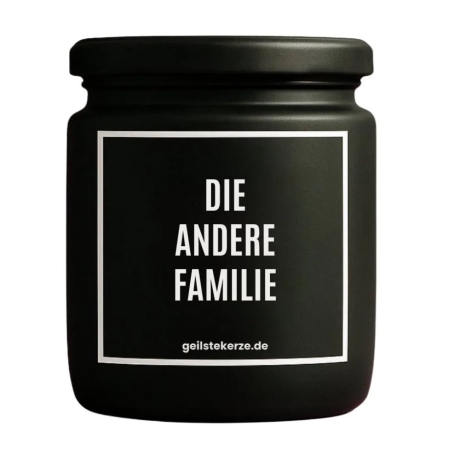 Duftkerze „Die Andere Familie“ – Geschenk Kollege