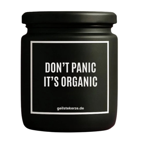 Duftkerze „DON‘T PANIC IT‘S ORGANIC“