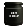 Duftkerze „DU BIST DIE GEILSTE!“ – lustiges Geschenk für sie