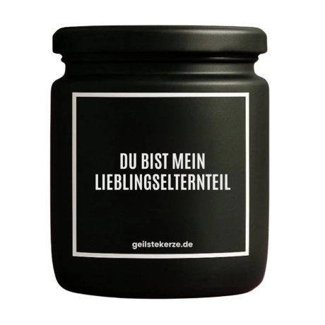 Duftkerze „DU BIST MEIN LIEBLINGSELTERNTEIL“