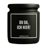 Duftkerze „DU DA, ICH HIER“ – Geburtstagsgeschenk