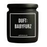 Duftkerze „Duft: Babyfurz“ – Dankeschön Geschenk