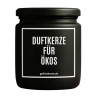 Duftkerze „Duftkerze Für Ökos“ – Mitbringsel als Dankeschön