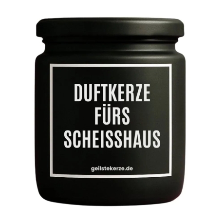 Duftkerze „Duftkerze Fürs Scheisshaus“ – Geschenk einfach so