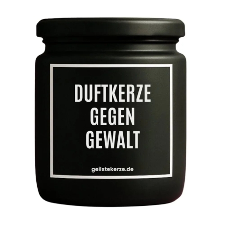 Duftkerze „Duftkerze Gegen Gewalt“ – Geschenk Kollegin