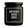 Duftkerze „Duftkerze Gegen Krieg“ – Mitbringsel als Dankeschön