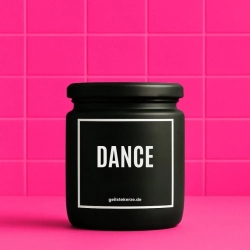 Duftkerze „Duftkerze I DANCE“ – Geburtstagsgeschenk