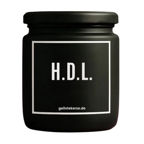 Duftkerze „Duftkerze I H.D.L. „Hab dich lieb““ – Geschenk Kollege